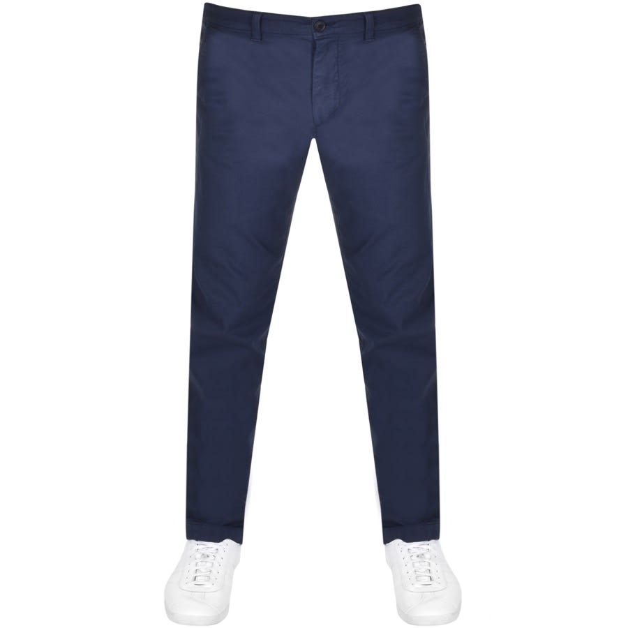 Alternative Image for ProductGant Slim Light Canvas Chino Trousers Navy1